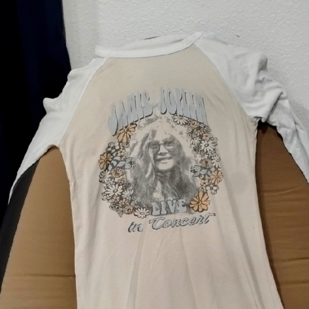 White Graphic Long Sleeve Shirt